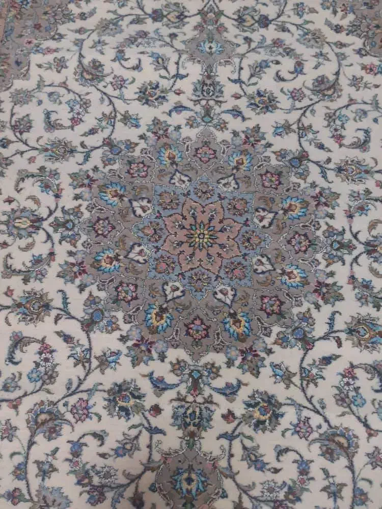 یک جفت فرش دستبافت ابریشم و پشم 6 متری کاشان|فرش|کاشان, فاز ۱ ناجی آباد|دیوار