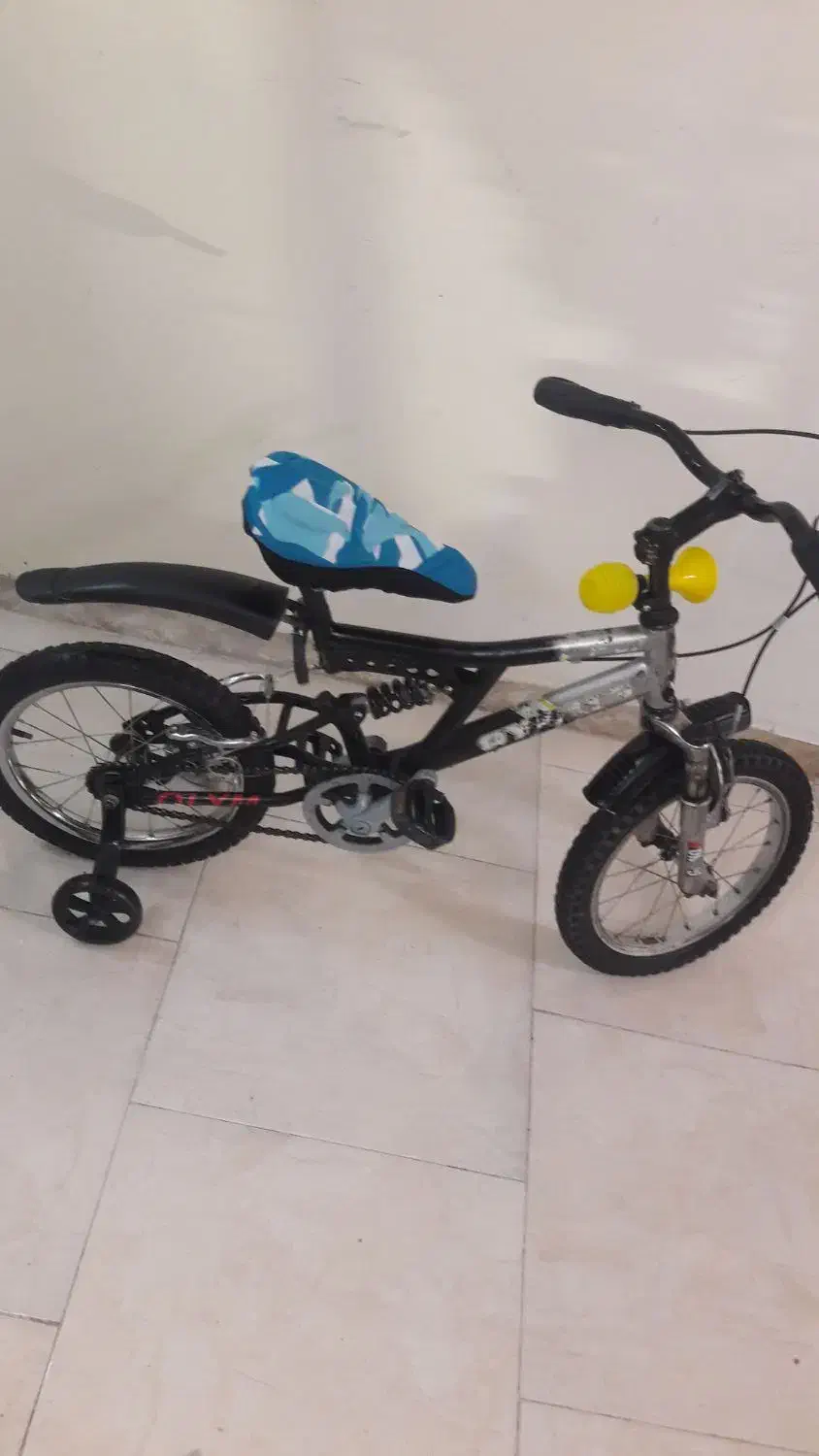 دوچرخه ۱۶ کمک فنر دار.|دوچرخه، اسکیت، اسکوتر|بومهن, |دیوار