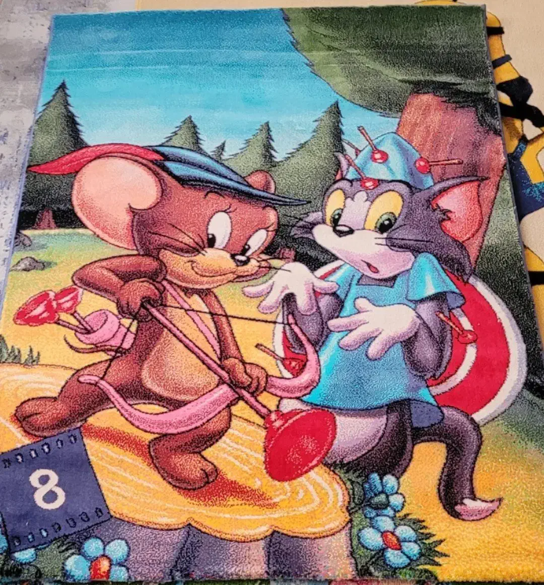 فرش کودک تام و جری 1/5 متری|فرش|کاشان, شهرک امیرالمومنین|دیوار