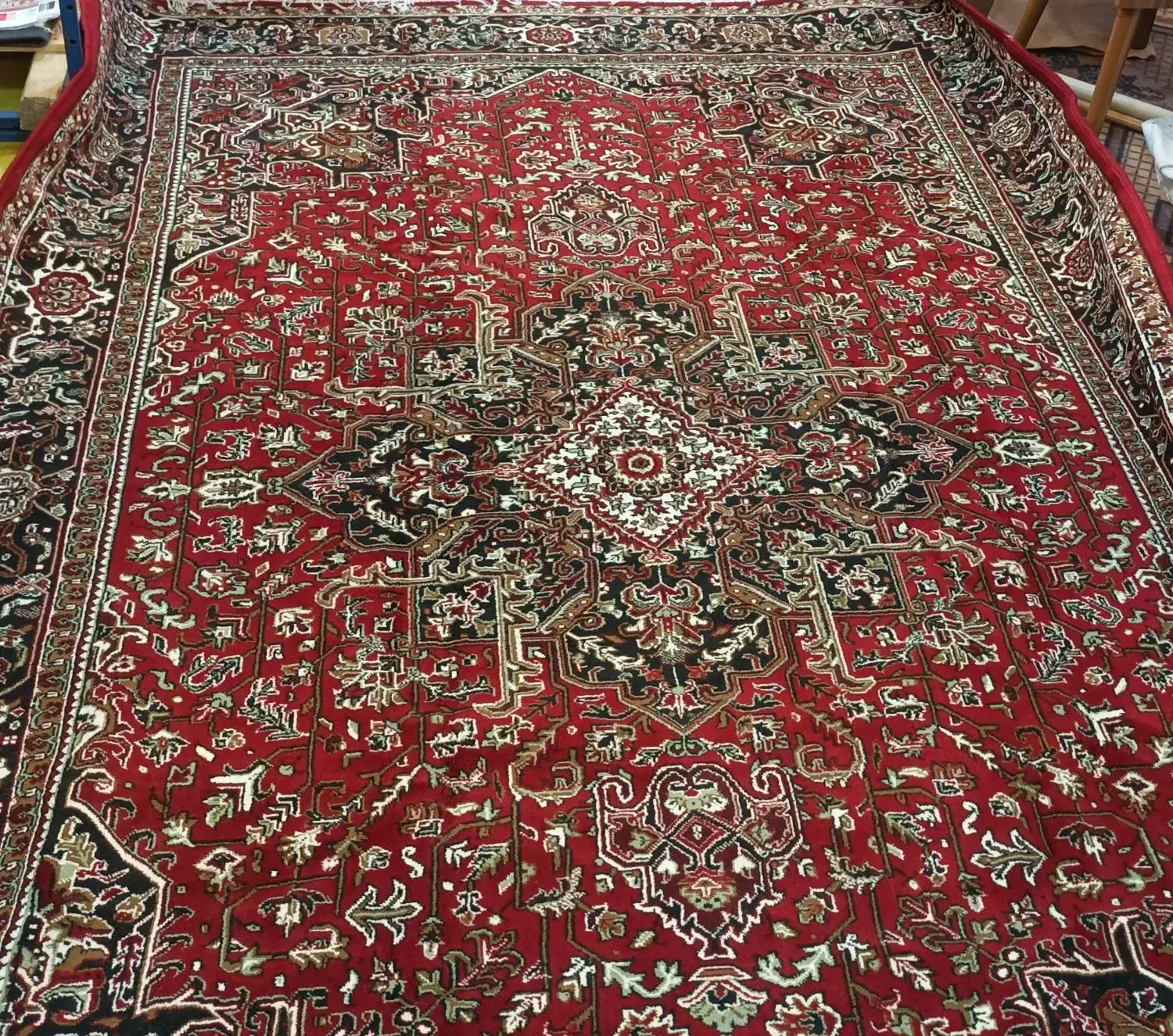 دو تخته فرش ماشینی 2*3 در حد نو.|فرش|باسمنج, |دیوار