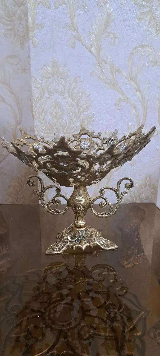 دو عدد میوه خوری برنزی اصل قدیمی|صنایع دستی و سایر لوازم تزئینی|پرند, فاز ۲|دیوار