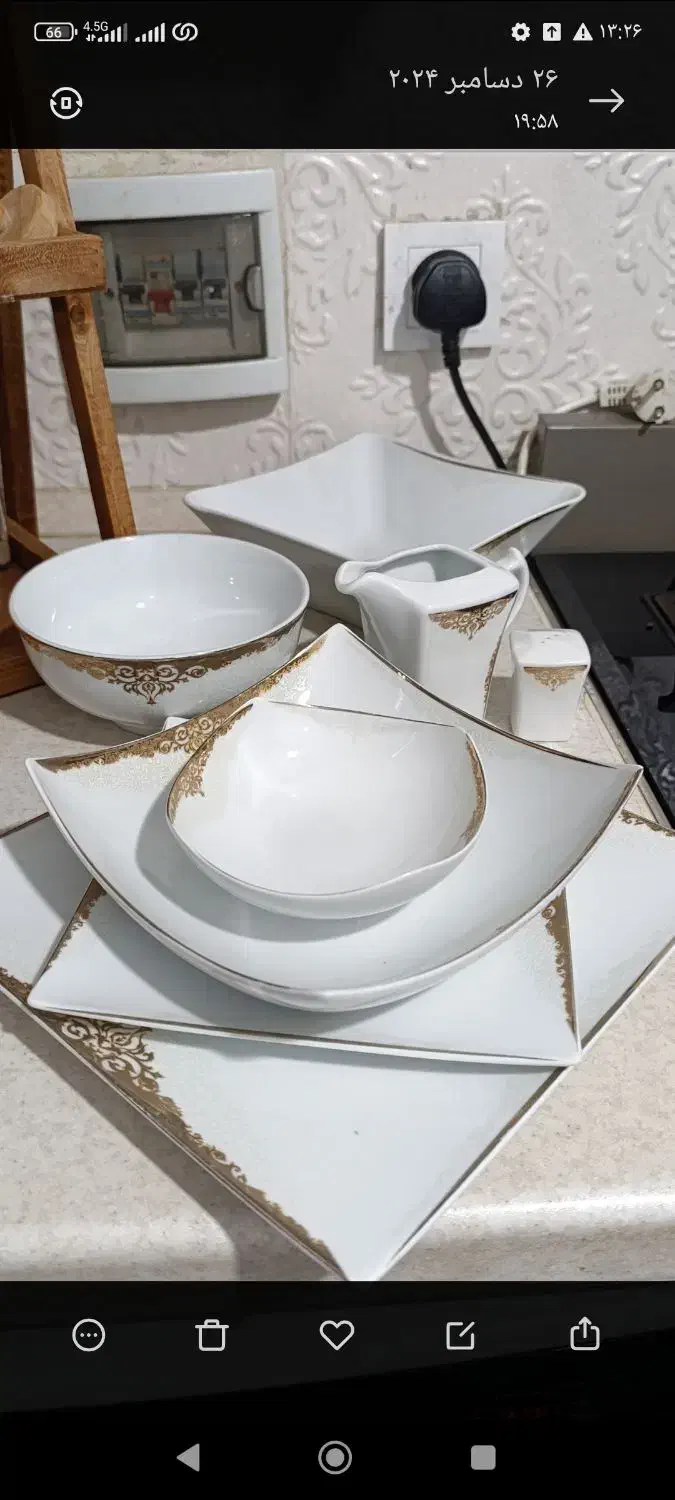 سرویس چینی 30نفره|ظروف سرو و پذیرایی|کهریزک, |دیوار