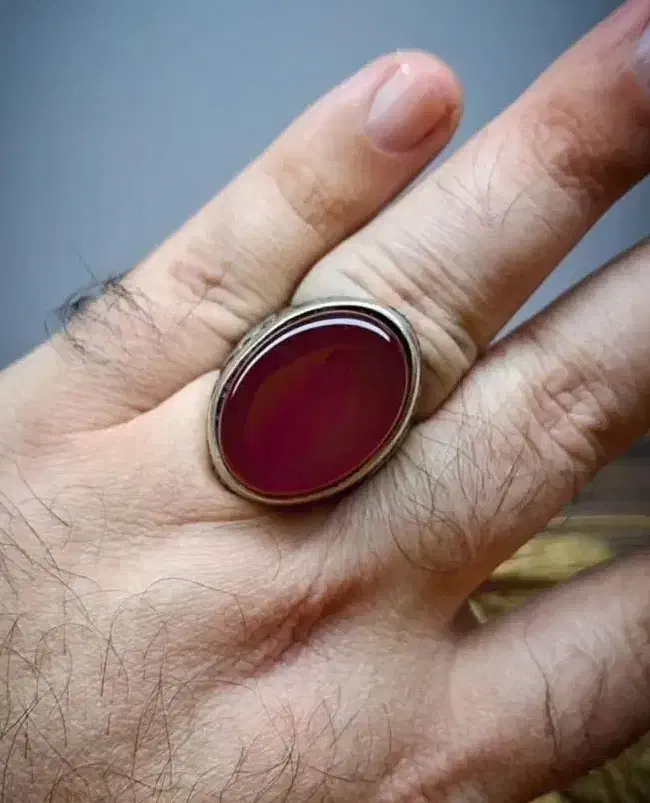 انگشتر عقیق قرمز|بدلیجات|زاهدان, |دیوار