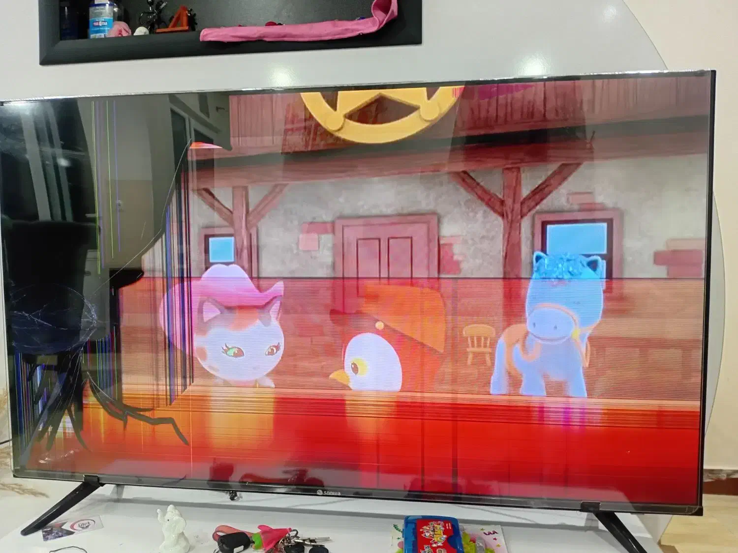 تلویزیون اسنوا۵۰اینچ پنل شکسته|تلویزیون و پروژکتور|رشت, کوی مهر|دیوار