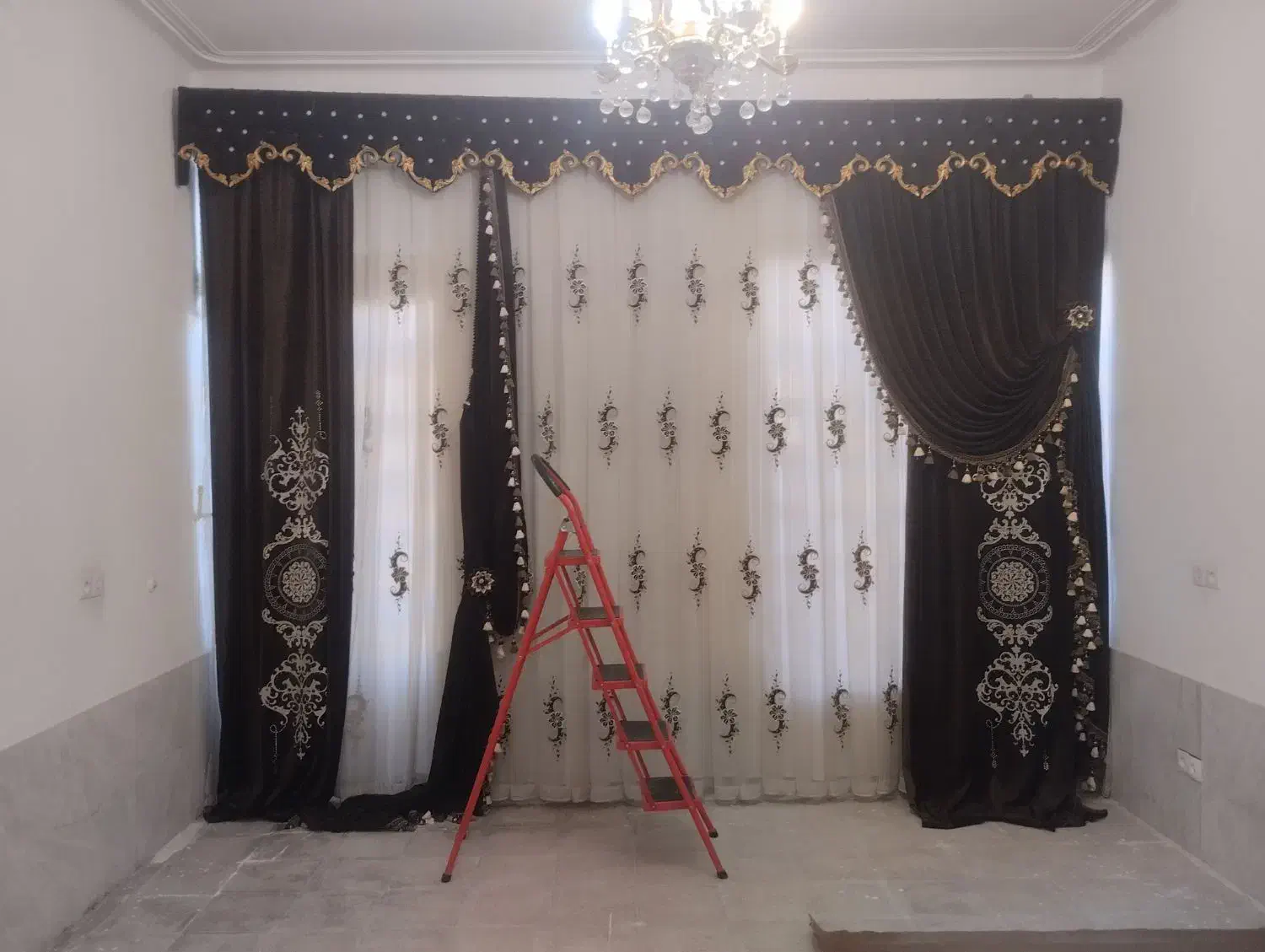 شستشوی پرده|خدمات نظافت|جهرم, |دیوار