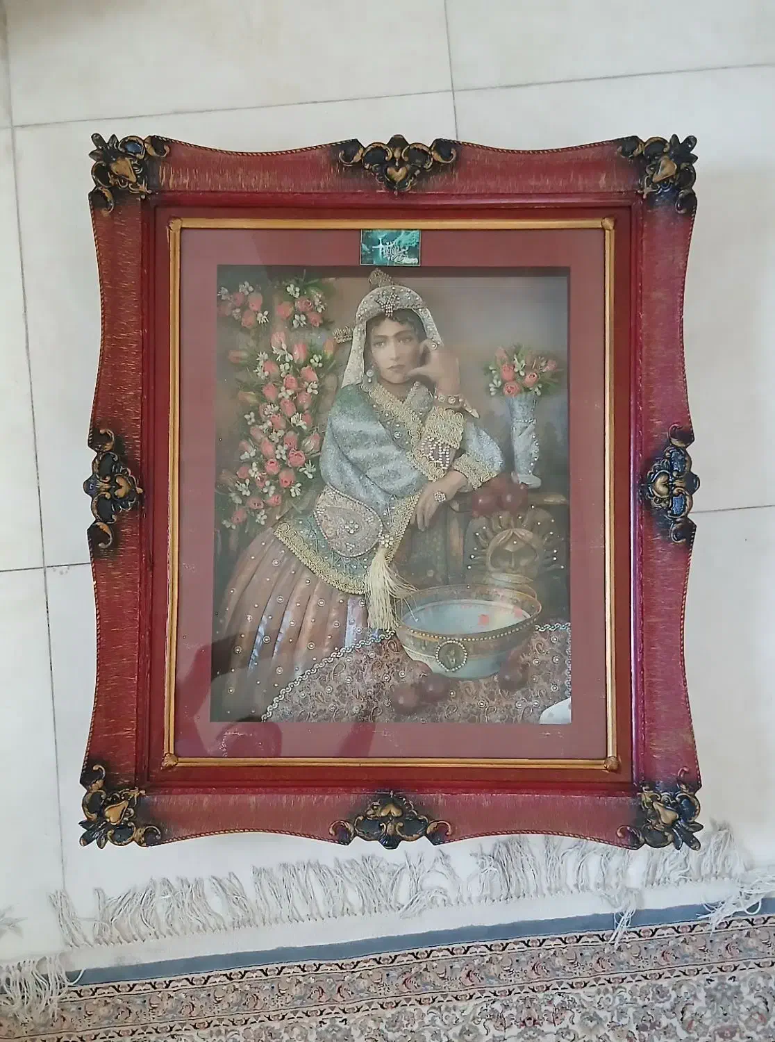 پوستر سه بعدی طرح قاجار|تابلو، نقاشی، عکس|چهاردانگه (تهران), |دیوار