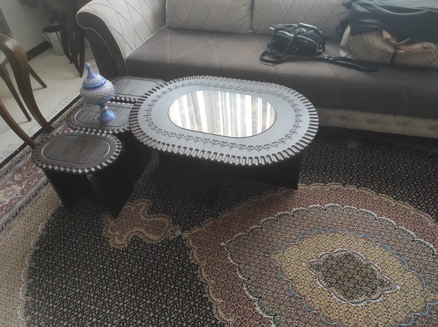 فروش میز جلو مبلی در حد نو|مبلمان خانگی و میز عسلی|تبریز, |دیوار