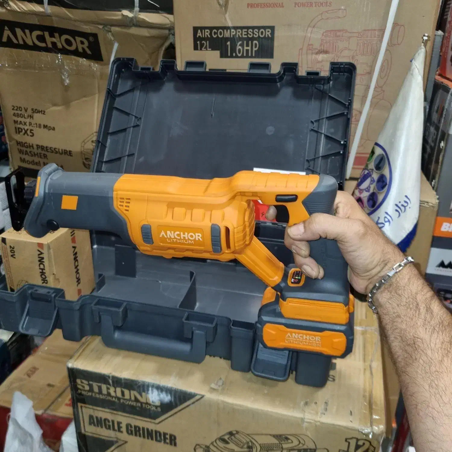 اره افقی بر شارژی براشلس پی ام انکور باگارانتیDCJS|ابزارآلات|اهواز, زیتون کارگری|دیوار