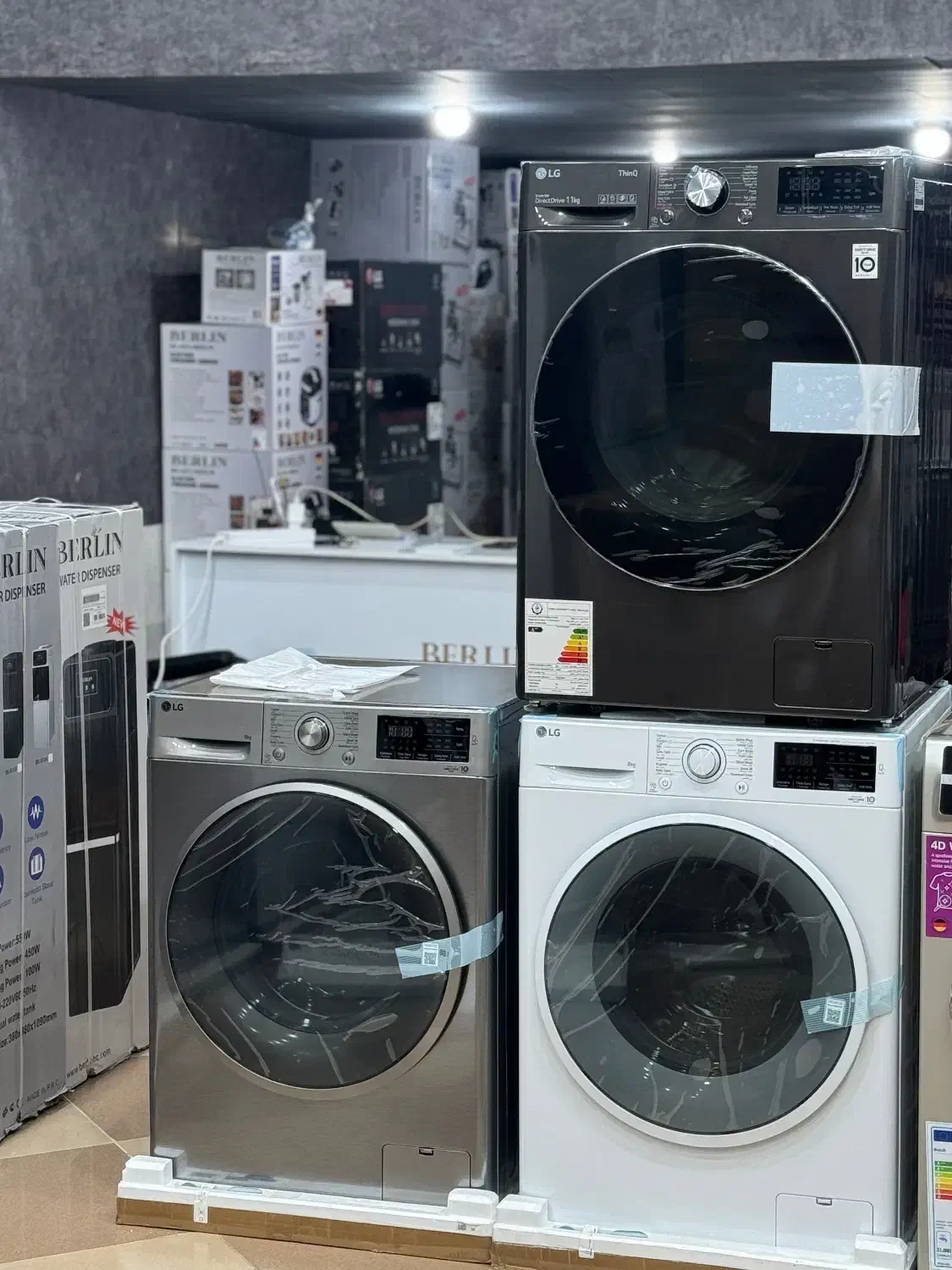 ال‌جی|ماشین لباسشویی و خشک‌کن لباس|مراغه, |دیوار