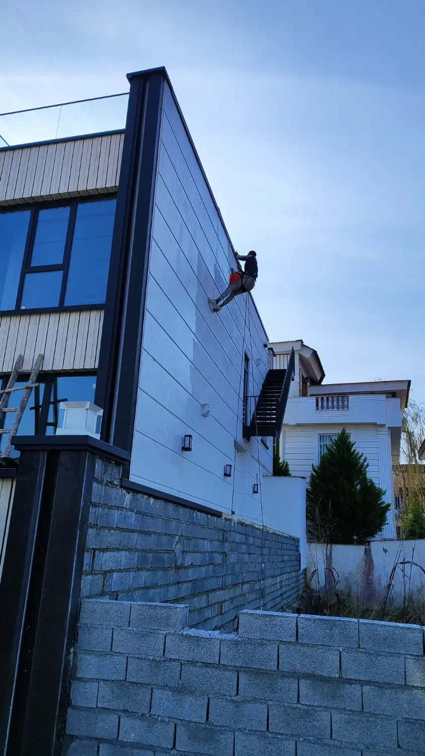 مهار سنگ نما اب بندی راپل عایق پیچ رولپلاک شستشوی|خدمات پیشه و مهارت|سیاهکل, |دیوار