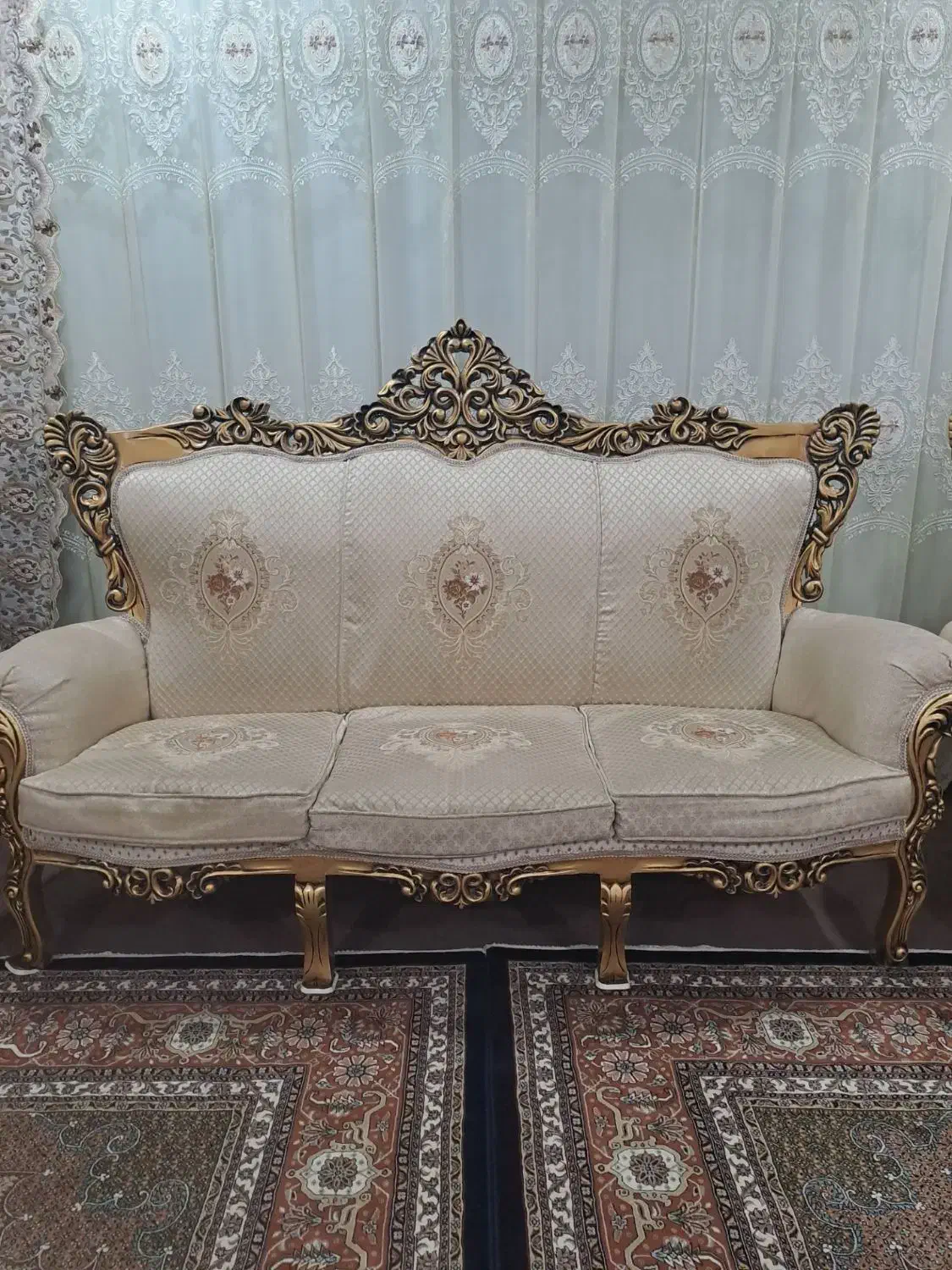 فروش مبل ۹نفره سلطنتی در حد|مبلمان خانگی و میز عسلی|زنجان, |دیوار