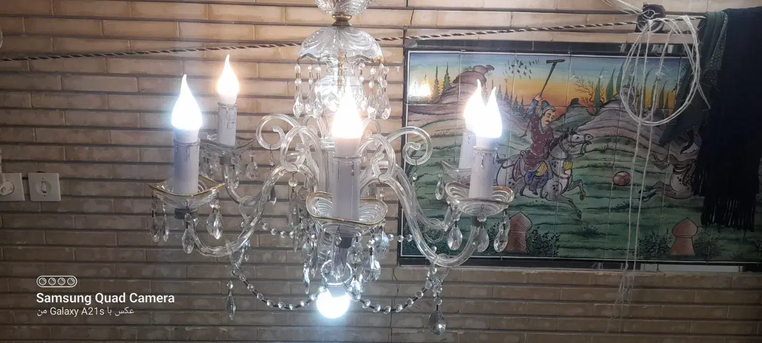 لوستر چراغ تزیینی|لوستر و چراغ آویز|اصفهان, سودان|دیوار