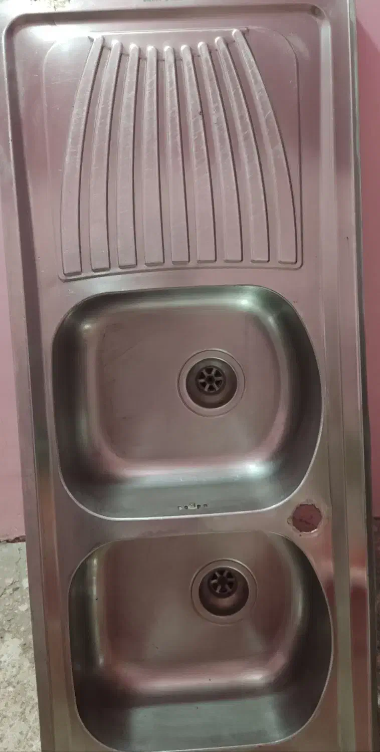 فروش سینک دو لگن|آب‌چکان و نظم‌دهنده ظروف|ارومیه, |دیوار