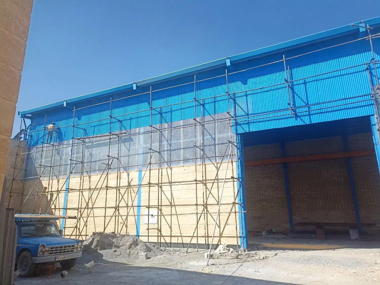 داربست فلزی در فولادشهر و شهرهای اطراف|خدمات پیشه و مهارت|فولادشهر, سایت صنعتی کاوه|دیوار