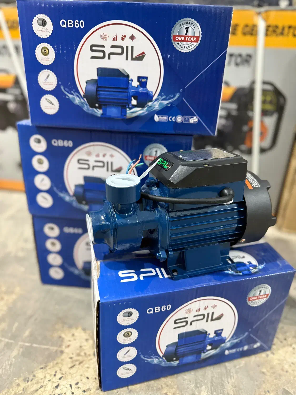 پمپ آب نیم اسب اسپیل همکاری مناسب تا طبقه اول|مصالح و تجهیزات ساختمان|مشهد, نوید|دیوار