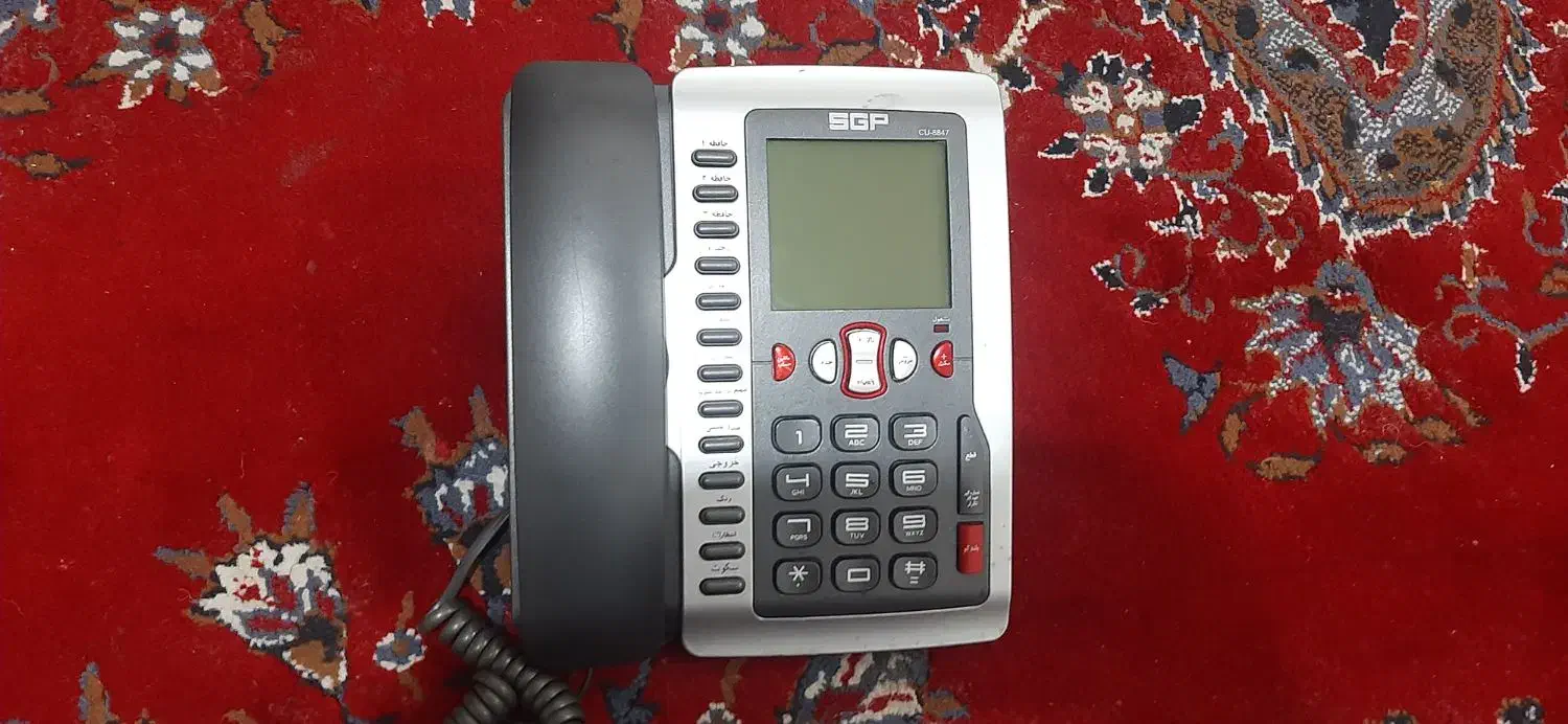 تلفن در حد نو حافظه دار ومنشی داربدون هیچ خط وخش|تلفن رومیزی|قزوین, |دیوار