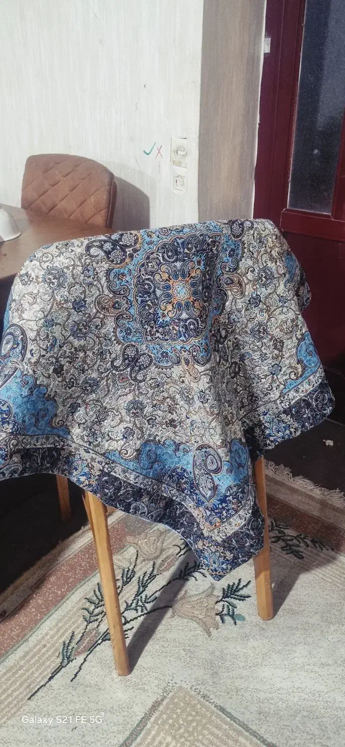 رومیزی زری بافی|پرده، رانر، رومیزی|بابل, |دیوار