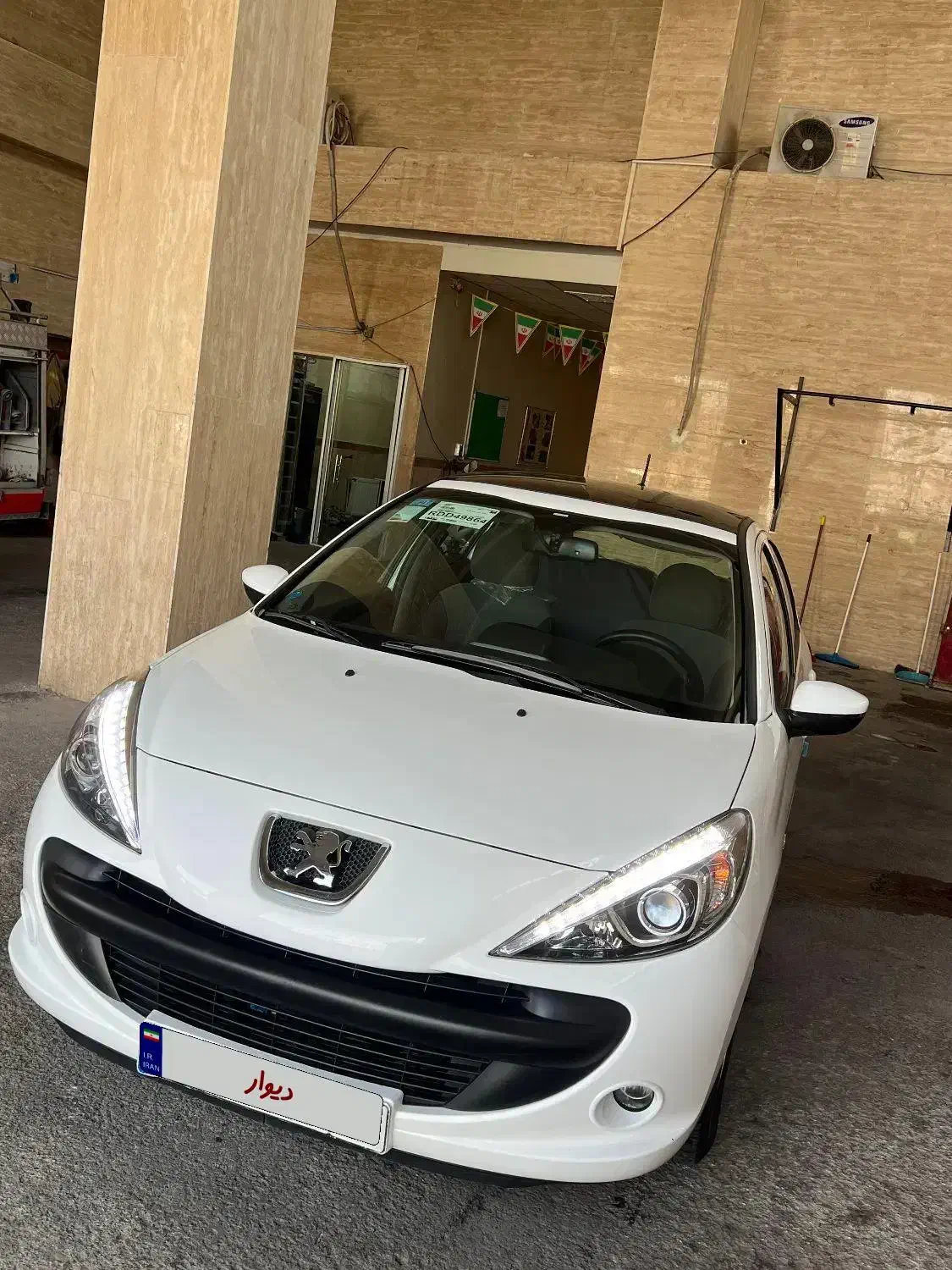 207پاناارتقا رینگ شیشه دودی|خودرو سواری و وانت|رباطکریم, رباطکریم|دیوار