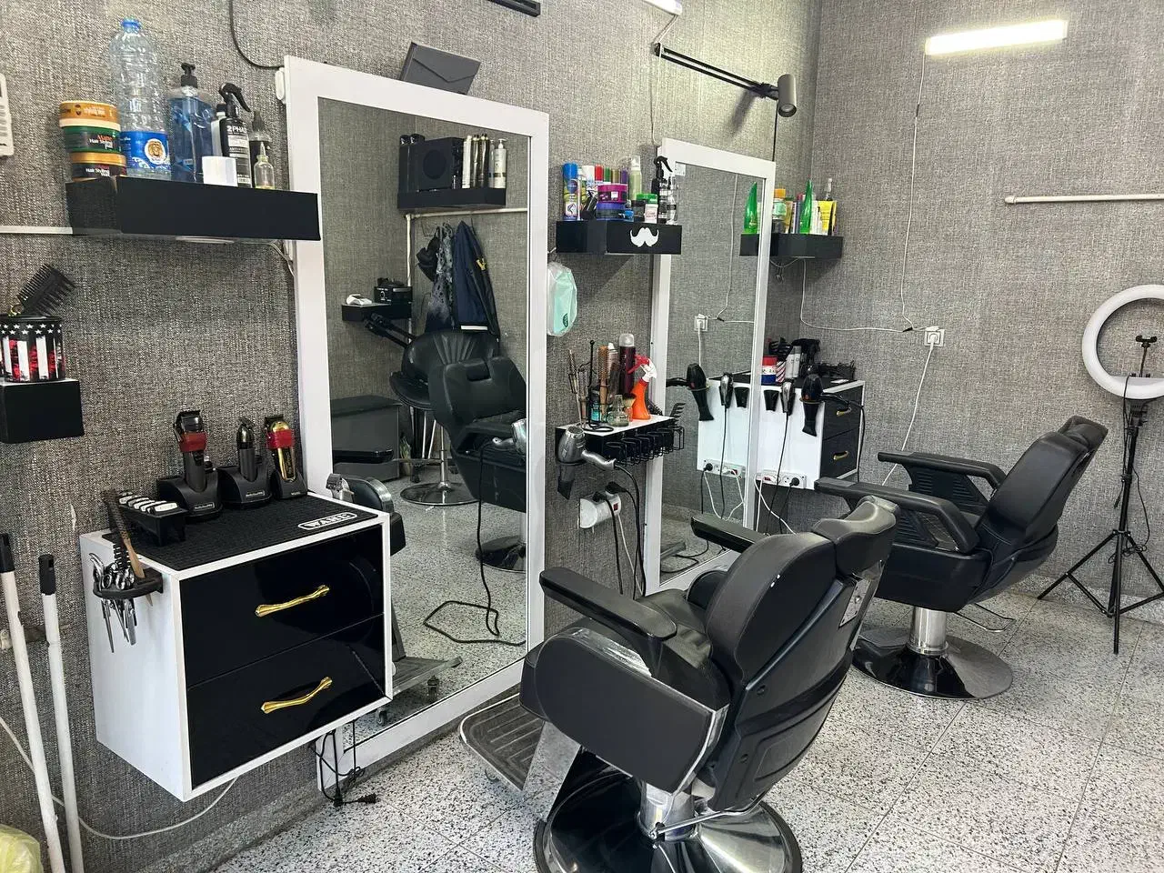 دکور ارایشگاه|آرایشگاه و سالنهای زیبایی|صحنه, |دیوار