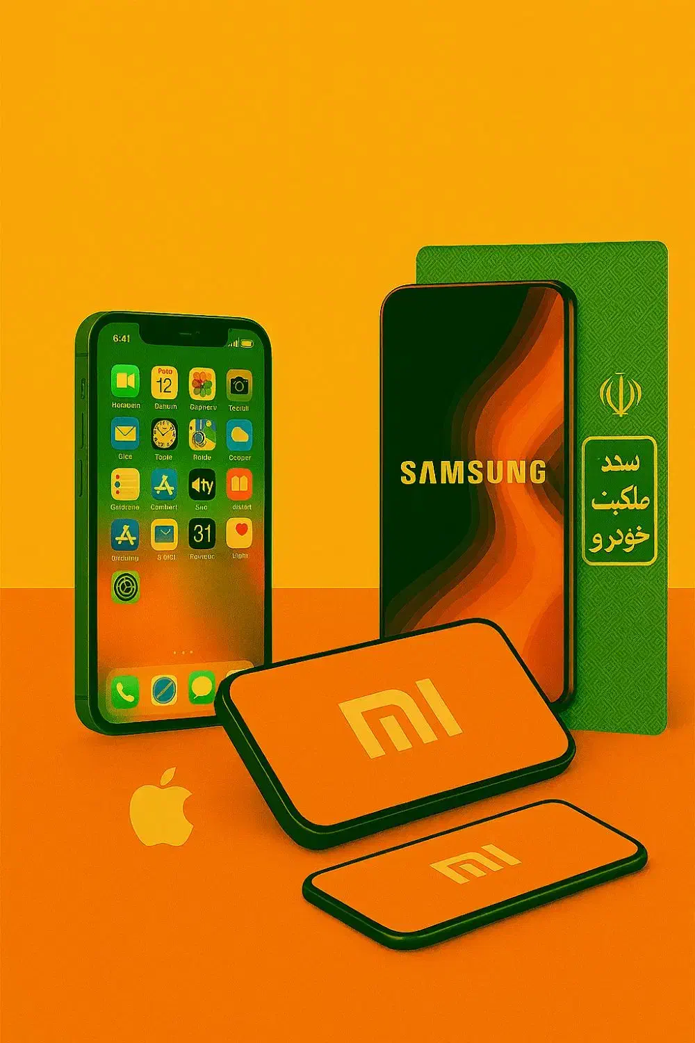 فروش اقساطی موبایل با برگ سبز خودرو یا موتور|موبایل|کرج, مهرویلا جنوبی|دیوار