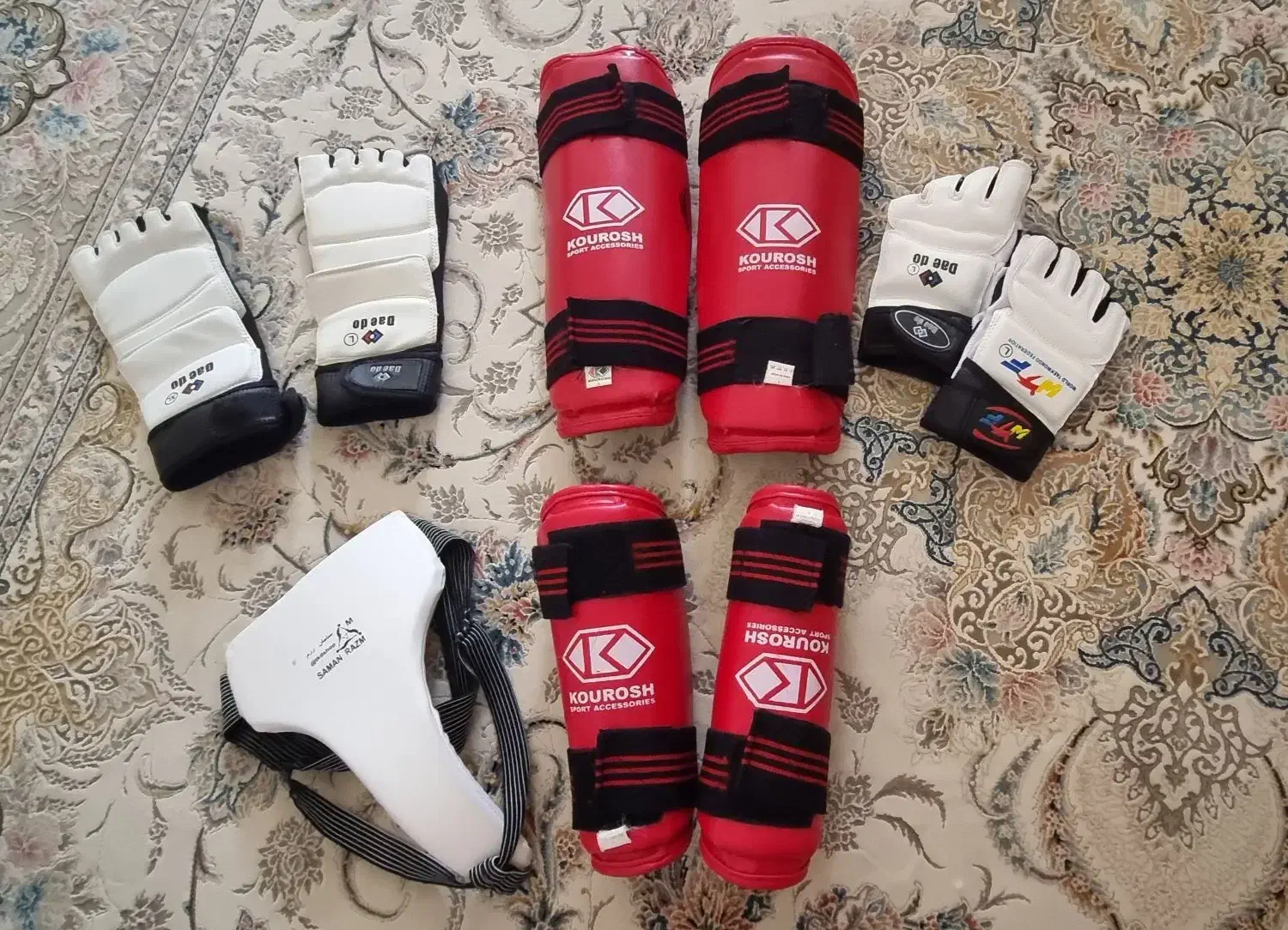 ست لوازم مبارزه تکواندو|تجهیزات ورزشی|قم, بنیاد|دیوار