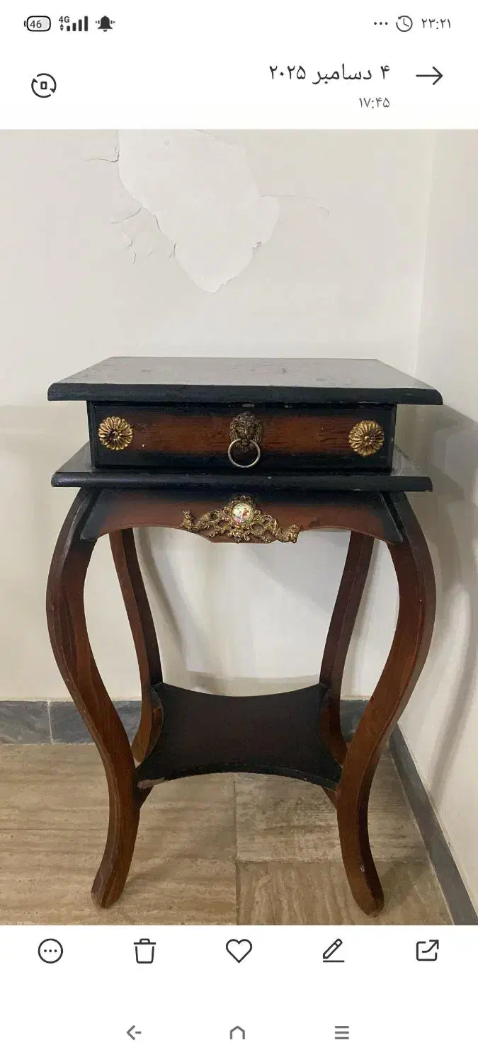 میزتلفن یه کشو|میز تلفن|گنبد کاووس, |دیوار