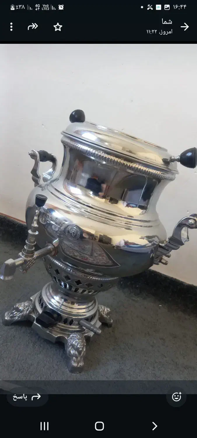 سماور ۳ کاره پلتون|سماور، چای‌ساز، قهوه‌ساز|فولادشهر, مسکن مهر فولادشهر|دیوار