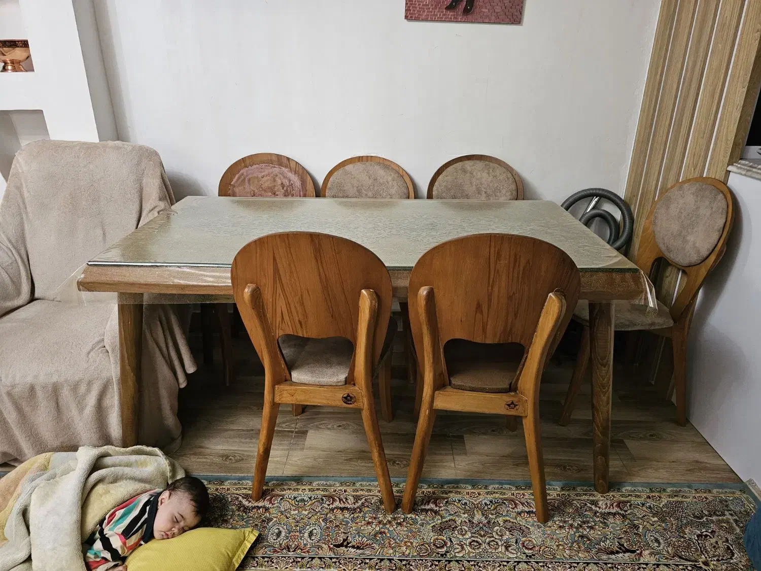 ناهارخوری۶نفره|میز و صندلی غذاخوری|تبریز, |دیوار