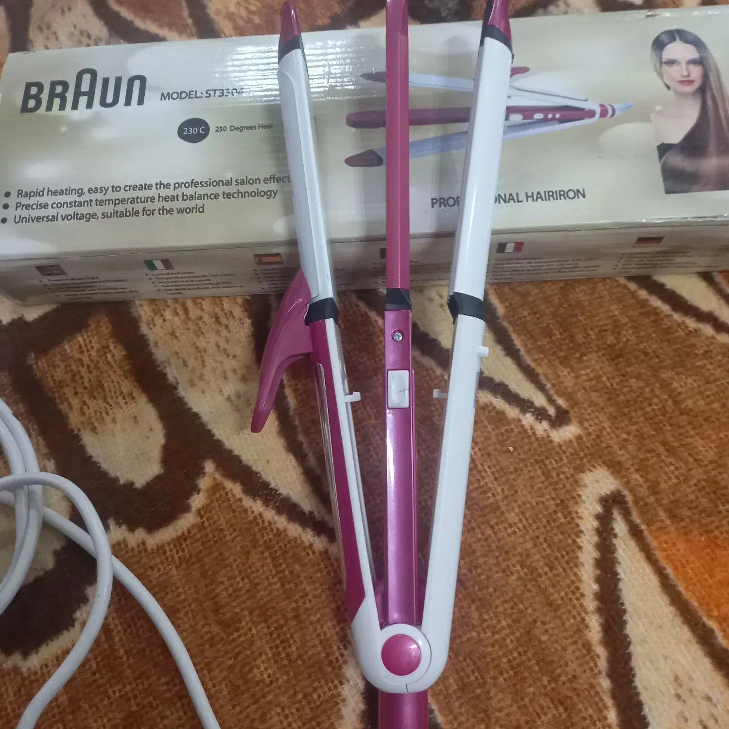 اتو مو سه کاره BRAUN بروون|آرایشی، بهداشتی، درمانی|شیراز, تندگویان|دیوار