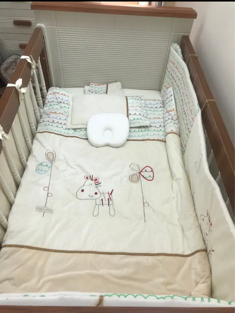 ست کامل روتختی تخت کودک( برند ماما اند پاپاس)|اسباب و اثاث بچه|شهریار, شهرک شاهد|دیوار