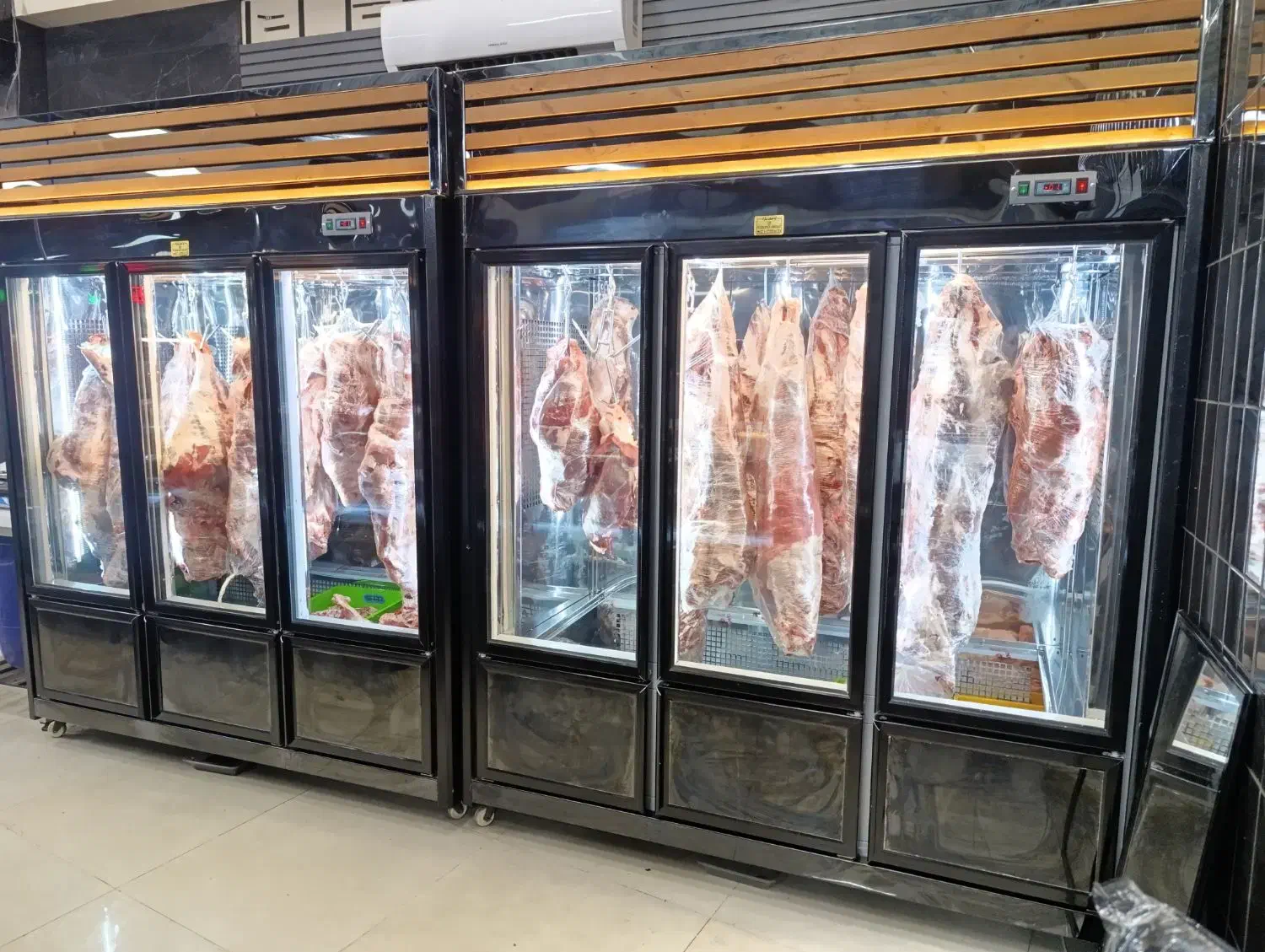 یخچال صنعتی چوبی لاشه خور ویترینی پروتئین قصابی|فروشگاه و مغازه|تهران, شهرک شریعتی|دیوار