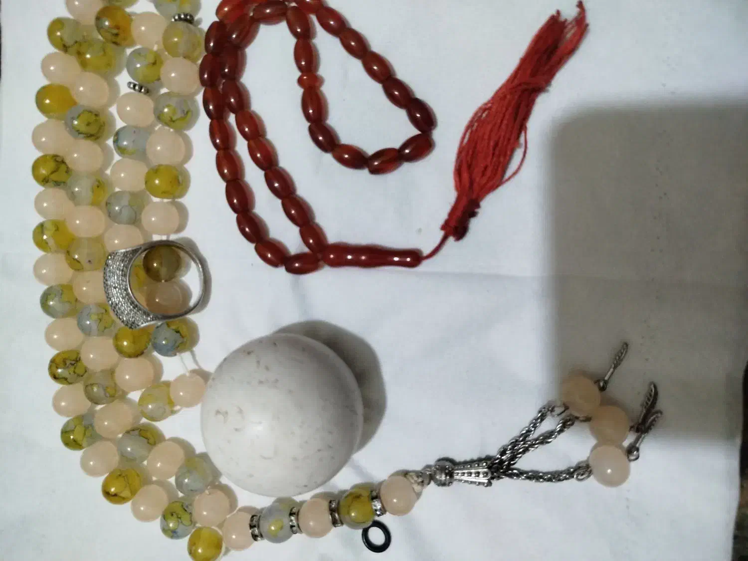 سنگ آسیاب اصل وتسبیح عقیق وانگشتر|جواهرات|ارومیه, |دیوار