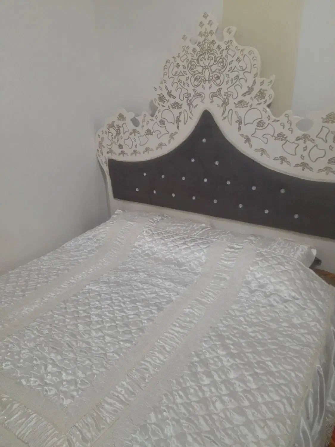 تختخواب دونفره باتشک طبی وسالم درحدنو|تخت و سرویس خواب|تویسرکان, |دیوار