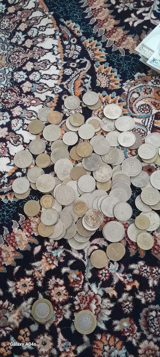 سکه فلزی و ۵۰۰تومنی تمیز|کلکسیون سکه، تمبر، اسکناس|تبریز, |دیوار