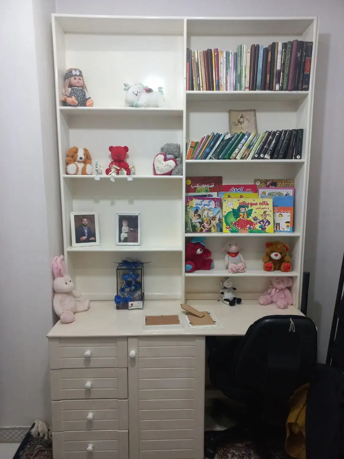 کتابخانه|کتابخانه، شلف، قفسههای دیواری|نسیمشهر, |دیوار