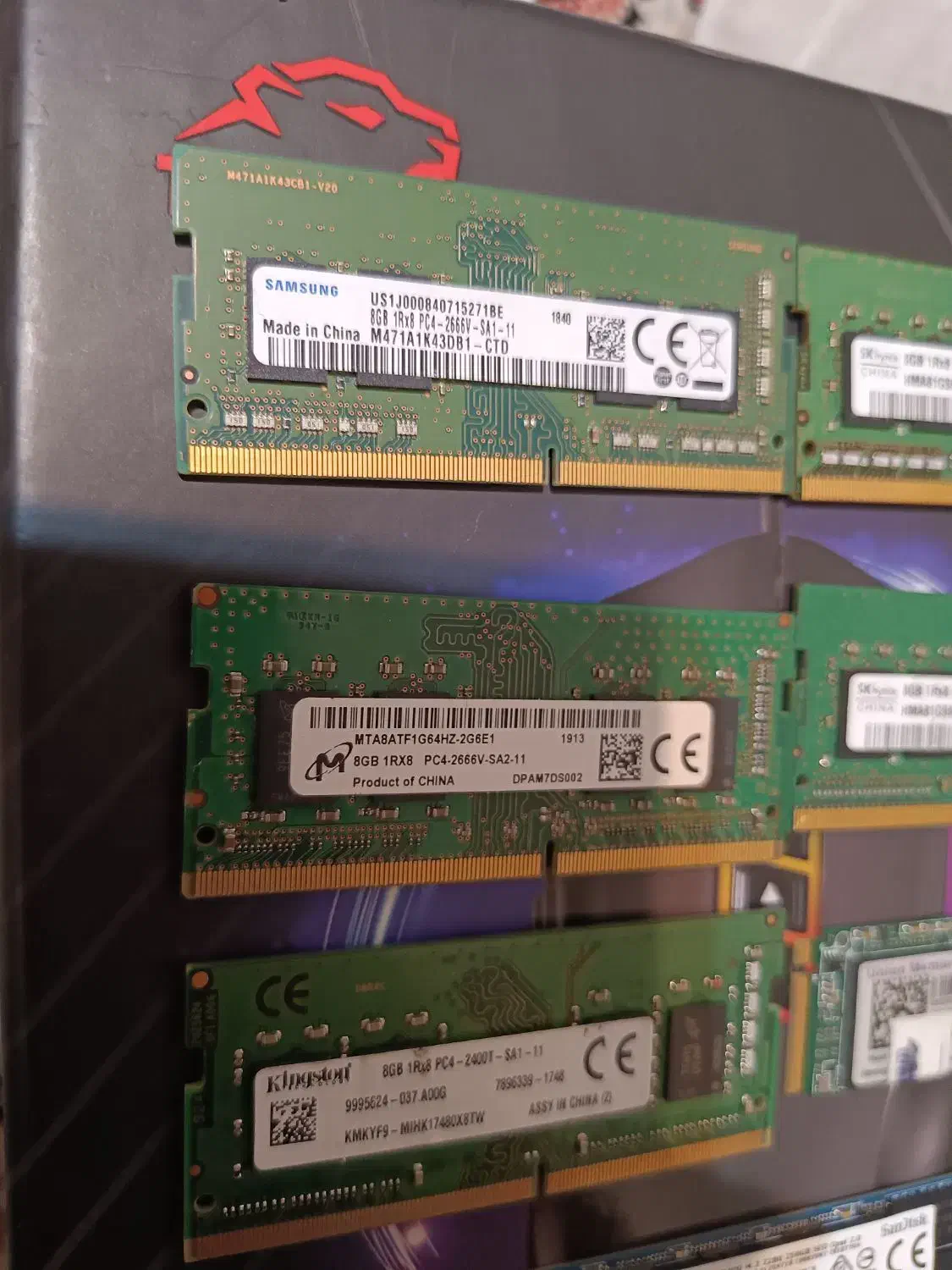 رم لپتاپ DDR4 هارد m.2 رم هشت گیگ نوت بوک|قطعات و لوازم جانبی رایانه|قم, پردیسان|دیوار