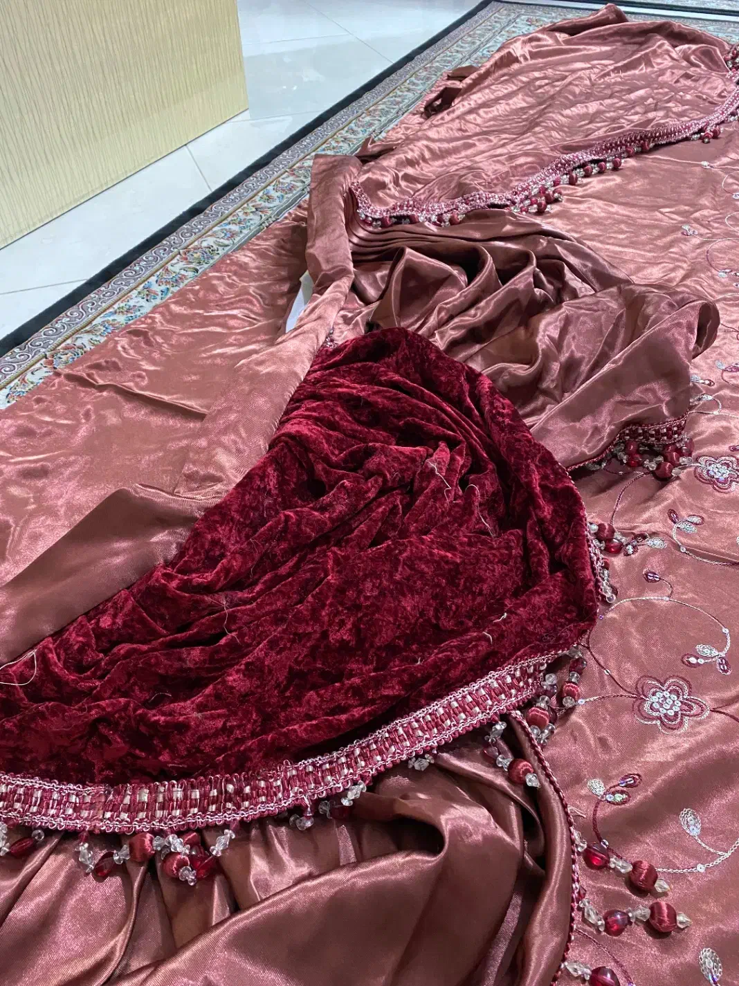 ۵ عدد پرده و پرده عرب|پرده، رانر، رومیزی|تهران, اقدسیه|دیوار