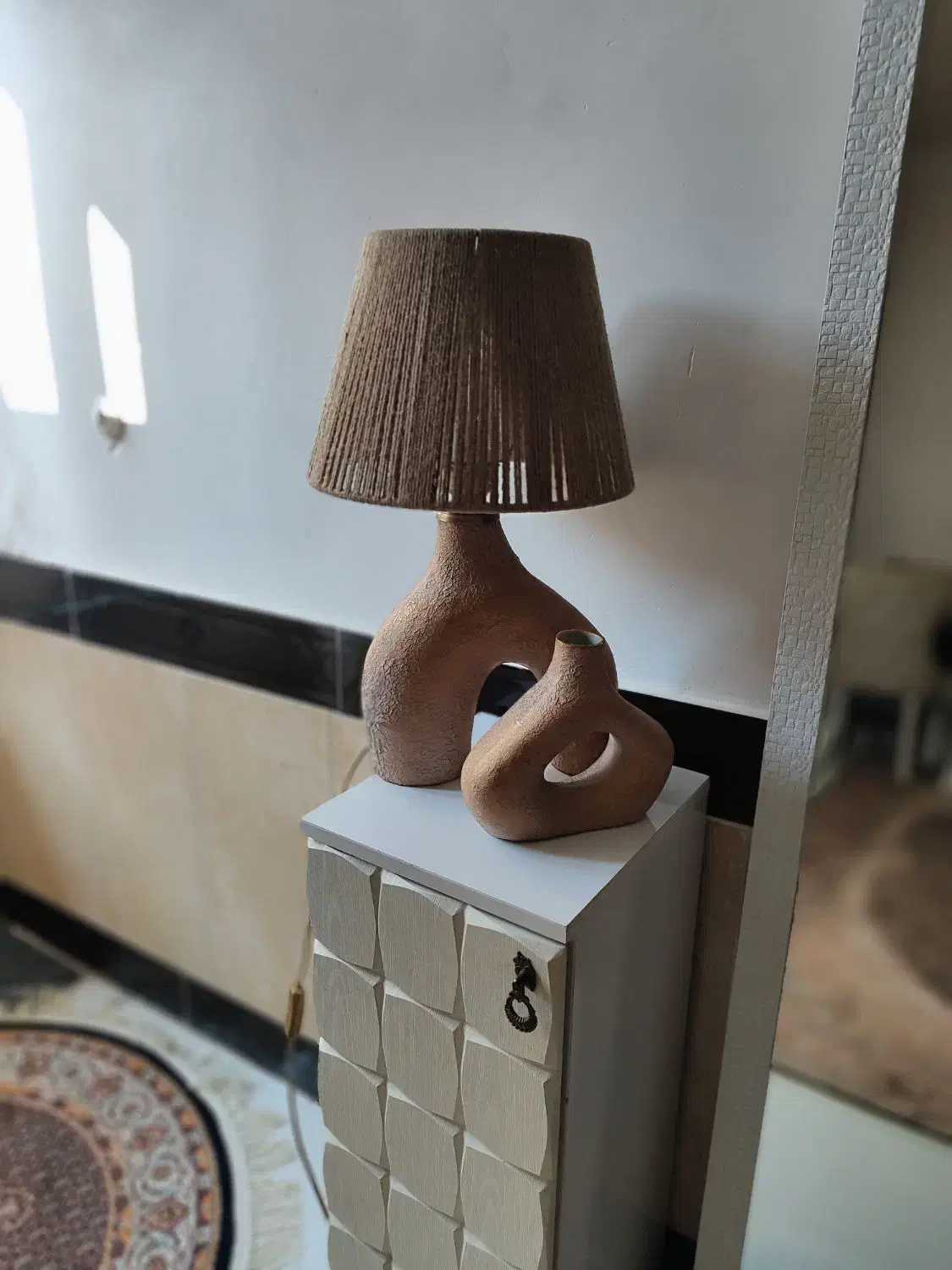 آباژور و گلدان|چراغ خواب و آباژور|مرند, |دیوار