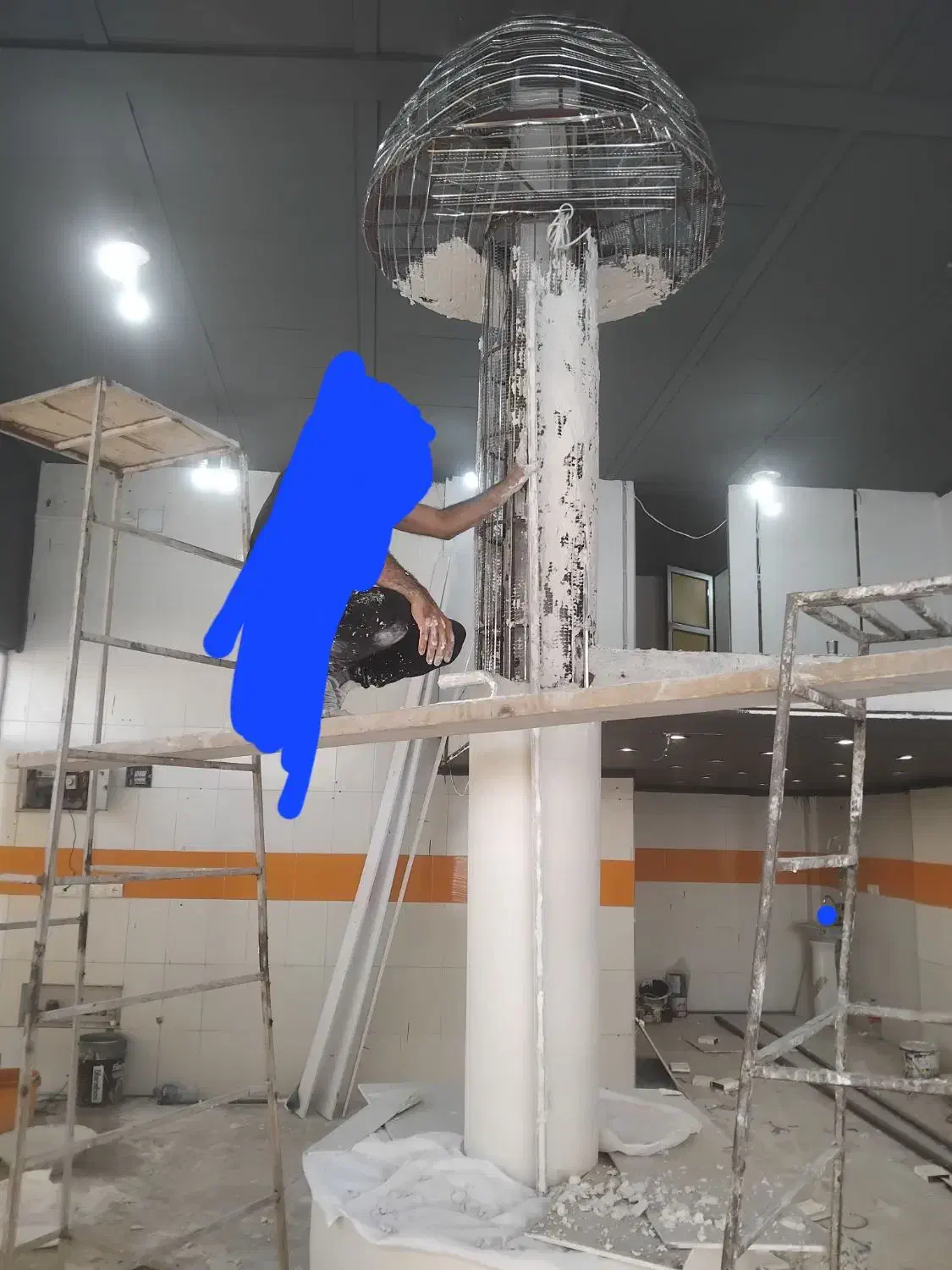 گچکاری.سیمانکاری.کفسازی.تخریب وبازسازی. وشیب بندی|خدمات پیشه و مهارت|دزفول, |دیوار