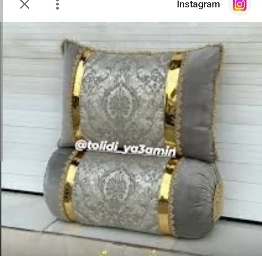 دوخت انواع رو بالشتی رو متکای باقیمت مناسب.|رختخواب، بالش، پتو|ایذه, |دیوار