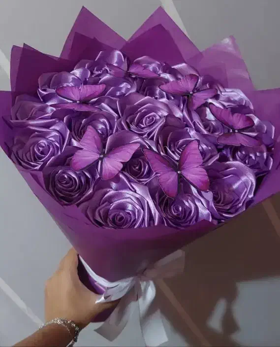 دسته گل های روبانی|گل مصنوعی|اردبیل, |دیوار