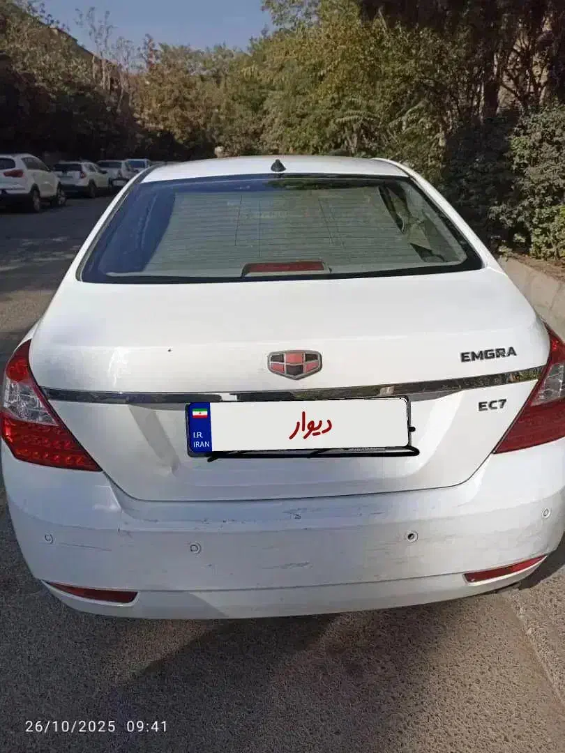 جیلی امگرند ۲۰۱۳ سفید|خودرو سواری و وانت|تهران, سازمان آب|دیوار