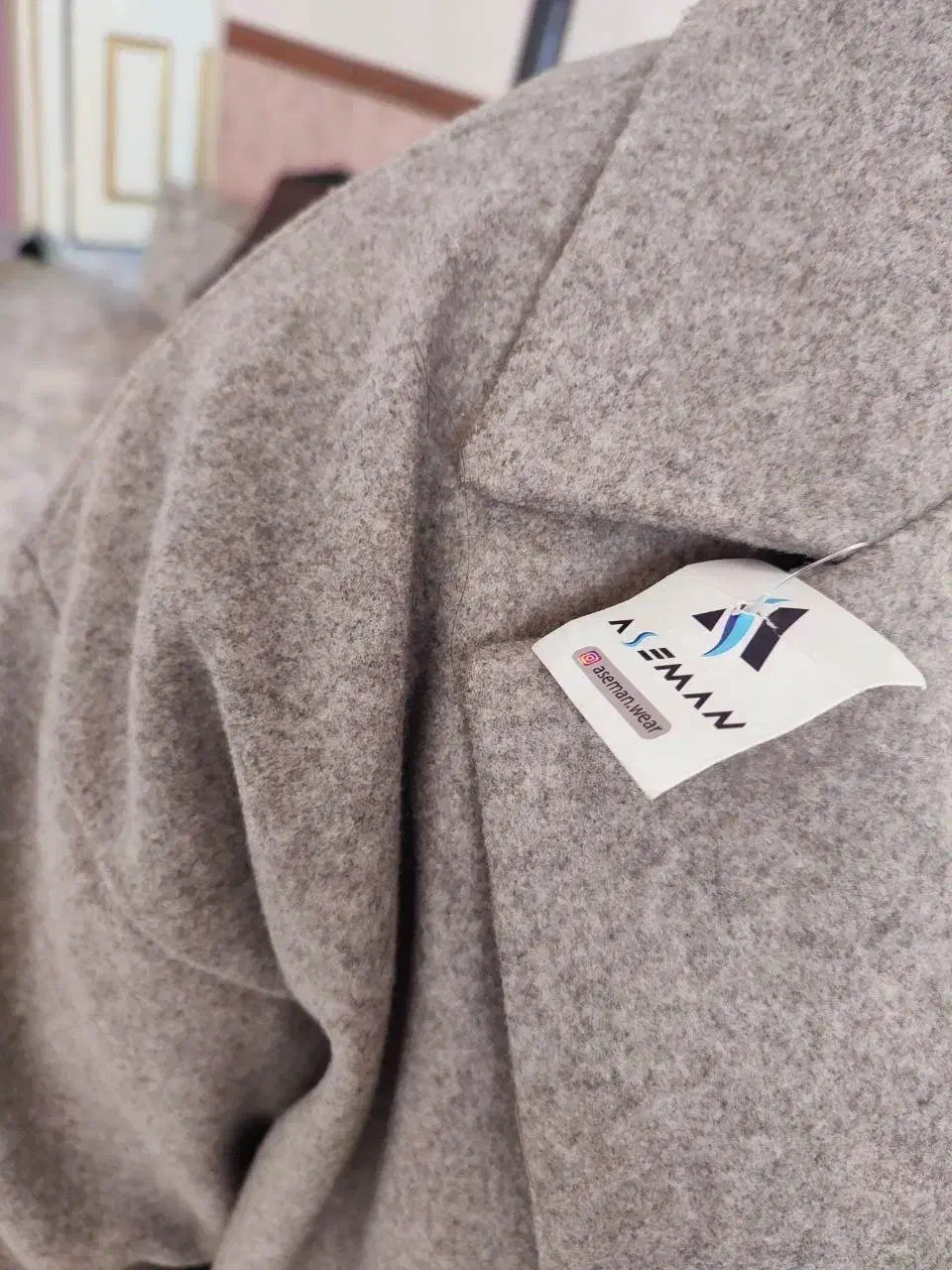 پالتو موهر پشمی نو|لباس|جوانرود, |دیوار