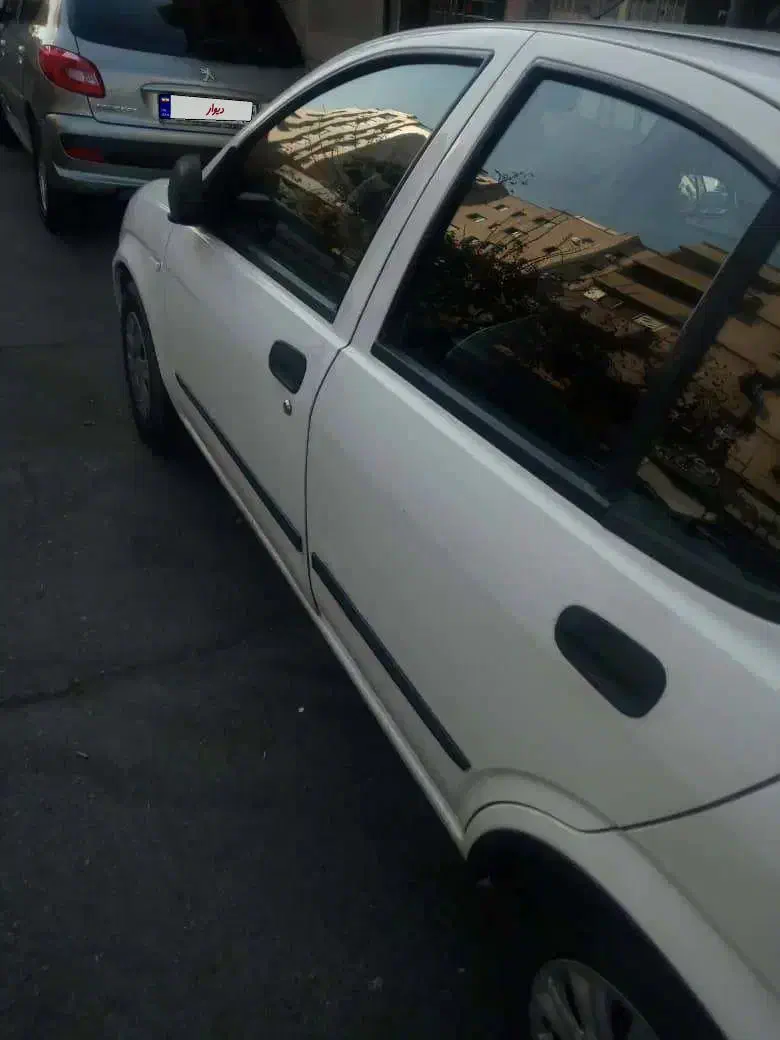فروش فوری تیبا 2 سفید|خودرو سواری و وانت|تهران, شهرآرا|دیوار