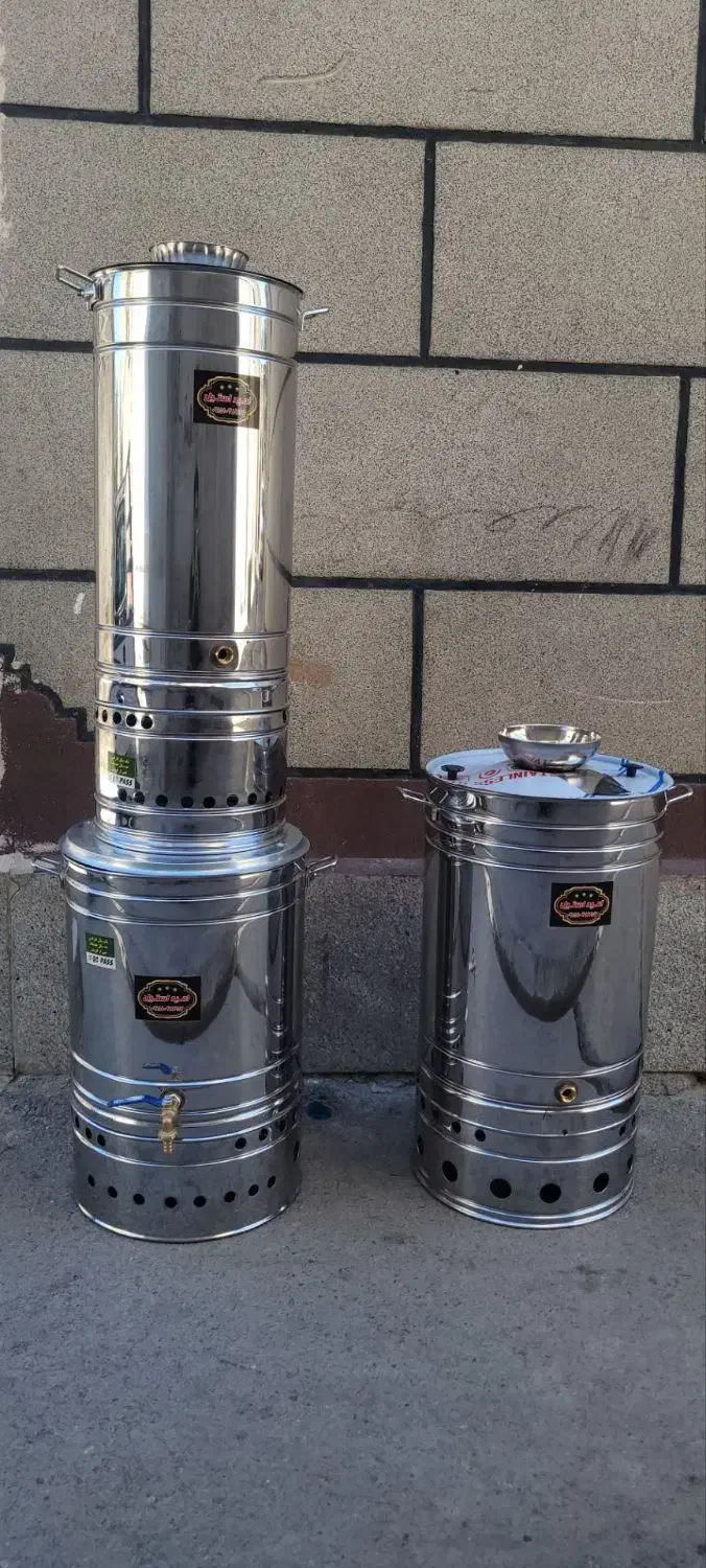 سماوربزرگ‌هیئتی استیل مسجدی سوپرمارکت|سماور، چای‌ساز، قهوه‌ساز|مشهد, کوی دروی|دیوار