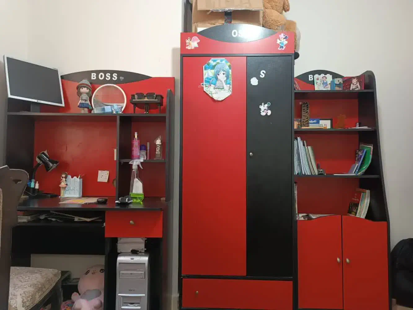 سرویس خواب نوجوان|تخت و سرویس خواب|پرند, فاز ۵|دیوار