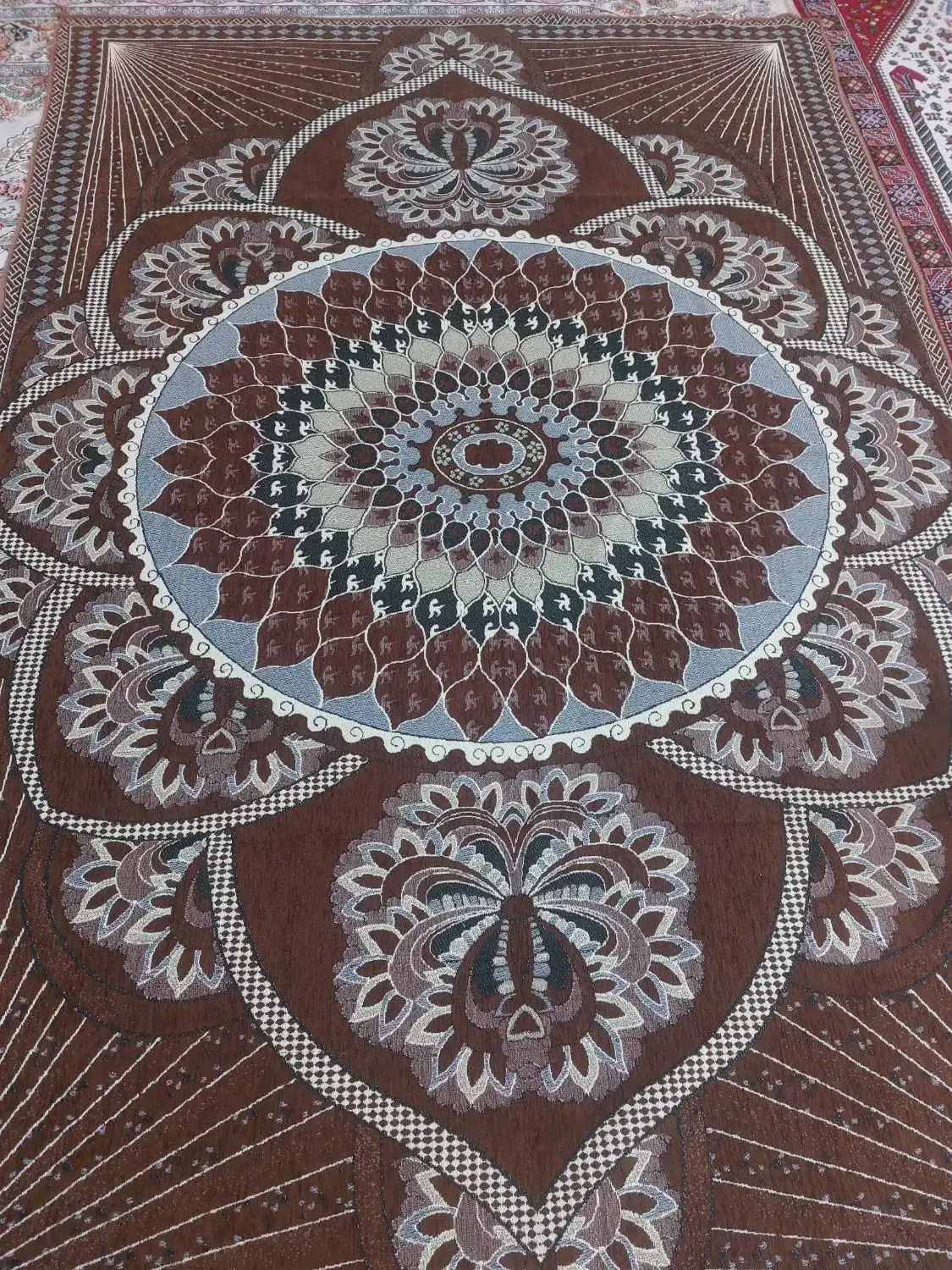 روفرشی مخمل کاملا نو|روفرشی|شیراز, درکی|دیوار