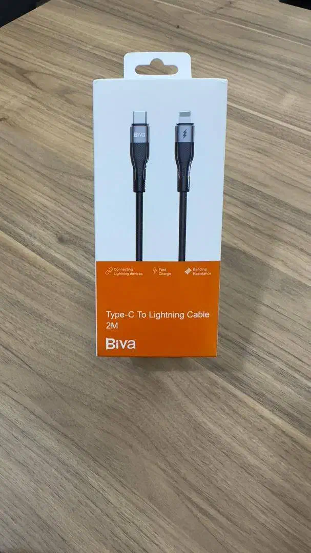 کابل فست شارژ آیفون 13 -60 وات 2 متری Biva گارانتی|لوازم جانبی موبایل و تبلت|شیراز, مبعث|دیوار