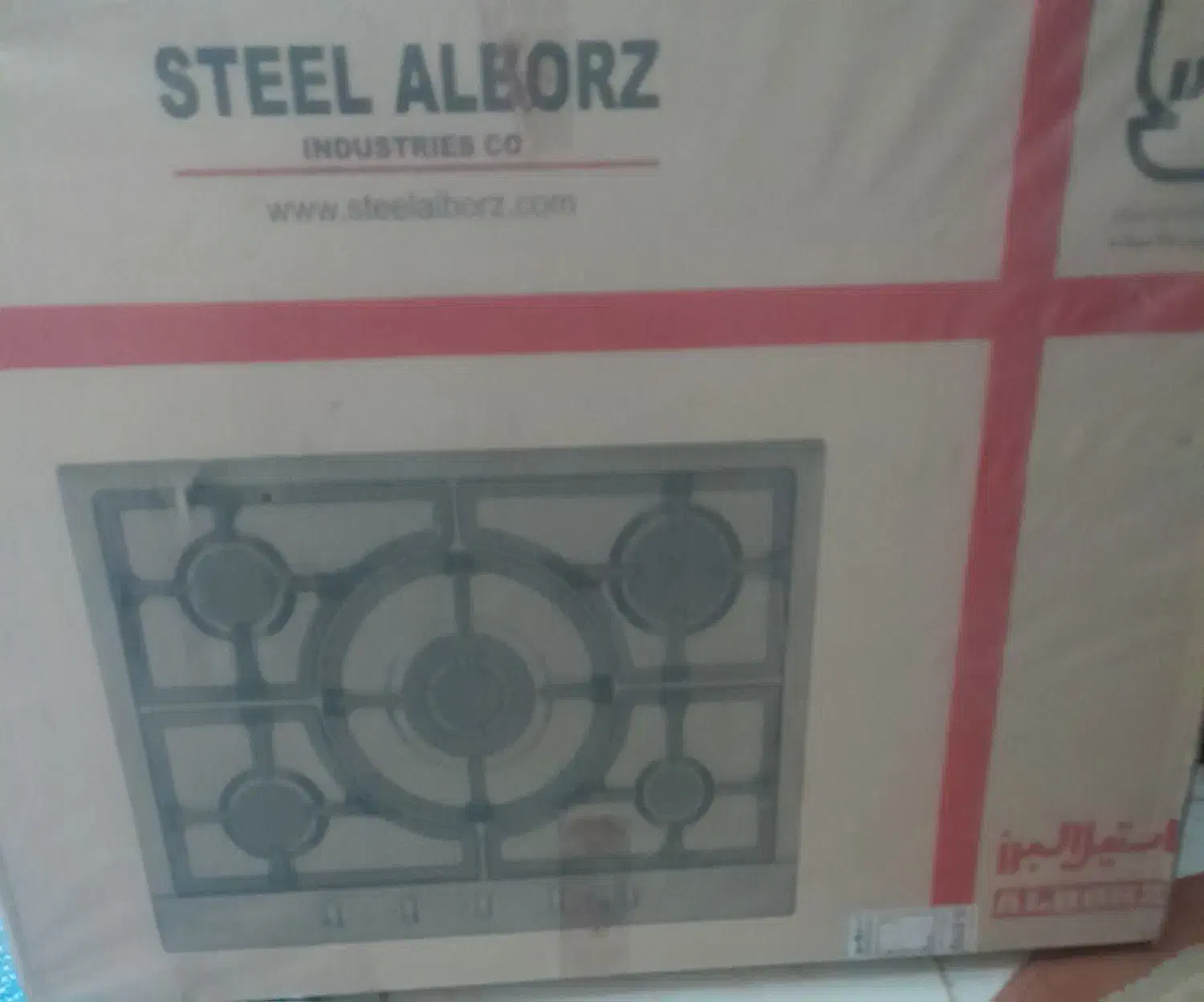 گاز ۵ شعله استیل البرز آکبند|اجاق گاز و لوازم برقی پختوپز|پردیس, فاز ۱۱|دیوار