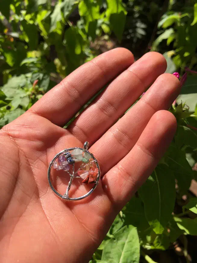 آویز درخت هفت چاکرا|جواهرات|کرمان, |دیوار